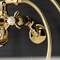 Kingston Brass KS246PB Wall Mount Clawfoot Tub Faucet with Hand Shower, Polished Brass KS246PB - alternate 4
